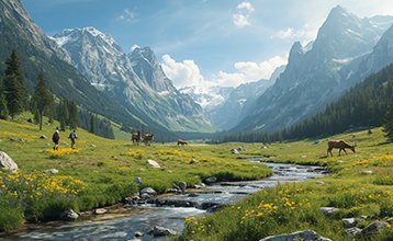 Swiss National Park landscape